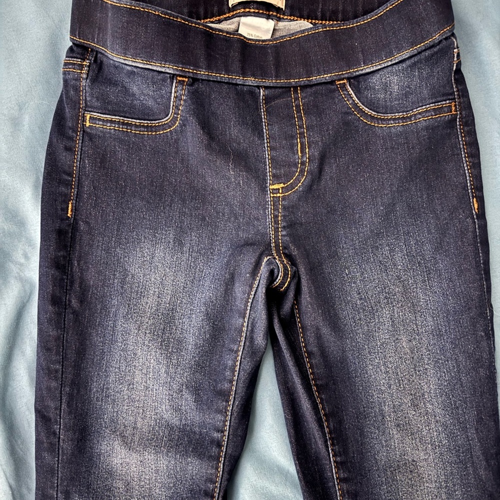 SO Dark Blue Kids Jeans with Contrast Stitching